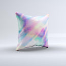 Tie Dyed Bright Texture  Ink-Fuzed Decorative Throw Pillow