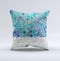 The Tiled Paint ink-Fuzed Decorative Throw Pillow