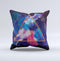 The Trilateral Eternal Space ink-Fuzed Decorative Throw Pillow