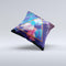 The Trilateral Eternal Space ink-Fuzed Decorative Throw Pillow
