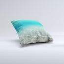 Under The Sea Scenery Ink-Fuzed Decorative Throw Pillow