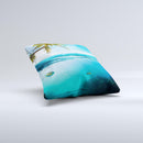 The Underwater Reef ink-Fuzed Decorative Throw Pillow