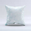 The Unfocused Blue Orb Lights ink-Fuzed Decorative Throw Pillow