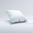 The Unfocused Blue Orb Lights ink-Fuzed Decorative Throw Pillow