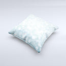 The Unfocused Blue Orb Lights ink-Fuzed Decorative Throw Pillow