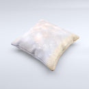 The Unfocused Glowing Lights with Gold ink-Fuzed Decorative Throw Pillow