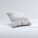 The Unfocused Grayscale Glimmering Orbs of Light ink-Fuzed Decorative Throw Pillow