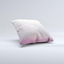 The Unfocused Light Pink Glowing Orbs of Light ink-Fuzed Decorative Throw Pillow