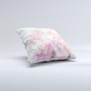 Unfocused Pink Abstract Lights  Ink-Fuzed Decorative Throw Pillow