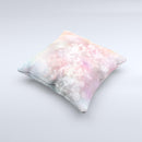 Unfocused Pink Abstract Lights  Ink-Fuzed Decorative Throw Pillow