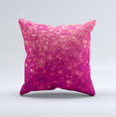 Unfocused Pink Glimmer  Ink-Fuzed Decorative Throw Pillow