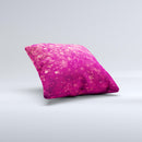 Unfocused Pink Glimmer  Ink-Fuzed Decorative Throw Pillow