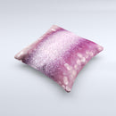 The Unfocused Pink Sparkling Orbs ink-Fuzed Decorative Throw Pillow