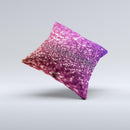 Unfocused Purple & Pink Glimmer Ink-Fuzed Decorative Throw Pillow