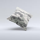 Vector Camouflage Pattern  Ink-Fuzed Decorative Throw Pillow