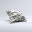 Vector Camouflage Pattern  Ink-Fuzed Decorative Throw Pillow