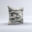 Vector Camouflage Pattern  Ink-Fuzed Decorative Throw Pillow