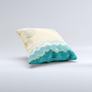 Vector SeaShore  Ink-Fuzed Decorative Throw Pillow