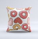 Vectored Love Treats Ink-Fuzed Decorative Throw Pillow