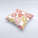 Vectored Love Treats Ink-Fuzed Decorative Throw Pillow