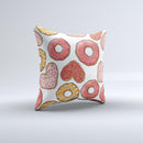 Vectored Love Treats Ink-Fuzed Decorative Throw Pillow