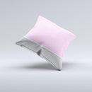 Vintage Gray & Pink Texture  Ink-Fuzed Decorative Throw Pillow