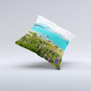 The Vivid Paradise ink-Fuzed Decorative Throw Pillow