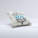 The We Were Born to be Real ink-Fuzed Decorative Throw Pillow