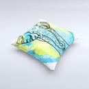 The Worldwide Sacred Elephant ink-Fuzed Decorative Throw Pillow