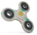Pineapple Over Apricot Stripes Full-Body Fidget Spinner Skin-Kit