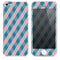 Blue & Pink Plaid Skin for the iPhone 3gs, 4/4s, 5, 5s or 5c