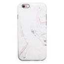 Pink 10 Textured Marble iPhone 6/6s or 6/6s Plus 2-Piece Hybrid INK-Fuzed Case