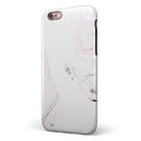 Pink 10 Textured Marble iPhone 6/6s or 6/6s Plus 2-Piece Hybrid INK-Fuzed Case