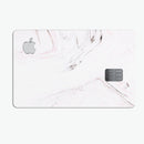 Pink 10 Textured Marble - Premium Protective Decal Skin-Kit for the Apple Credit Card