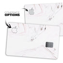 Pink 10 Textured Marble - Premium Protective Decal Skin-Kit for the Apple Credit Card
