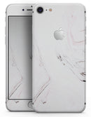Pink 10 Textured Marble - Skin-kit for the iPhone 8 or 8 Plus