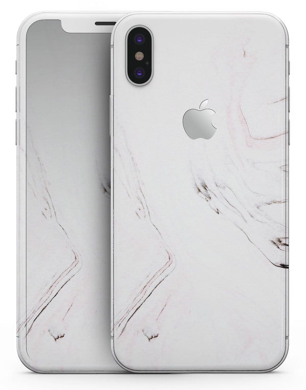Pink 10 Textured Marble - iPhone X Skin-Kit
