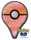 Pink 1973 Absorbed Watercolor Texture Pokémon GO Plus Vinyl Protective Decal Skin Kit