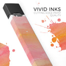 Pink 1973 Absorbed Watercolor Texture - Premium Decal Protective Skin-Wrap Sticker compatible with the Juul Labs vaping device