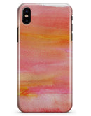 Pink 1973 Absorbed Watercolor Texture - iPhone X Clipit Case
