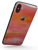 Pink 1973 Absorbed Watercolor Texture - iPhone X Skin-Kit