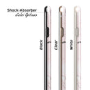 Pink 19 Textured Marble iPhone 6/6s or 6/6s Plus 2-Piece Hybrid INK-Fuzed Case