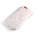 Pink 19 Textured Marble iPhone 6/6s or 6/6s Plus 2-Piece Hybrid INK-Fuzed Case