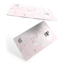 Pink 19 Textured Marble - Premium Protective Decal Skin-Kit for the Apple Credit Card