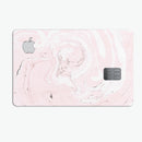 Pink 19 Textured Marble - Premium Protective Decal Skin-Kit for the Apple Credit Card