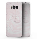 Pink 19 Textured Marble - Samsung Galaxy S8 Full-Body Skin Kit