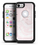 Pink 10 Textured Marble - iPhone 7 or 7 Plus Commuter Case Skin Kit