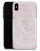 Pink 19 Textured Marble - iPhone X Clipit Case