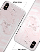 Pink 19 Textured Marble - iPhone X Clipit Case