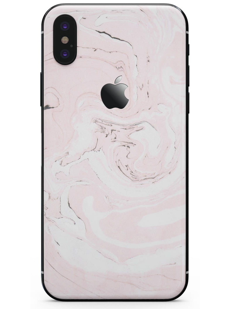 Pink 19 Textured Marble - iPhone X Skin-Kit